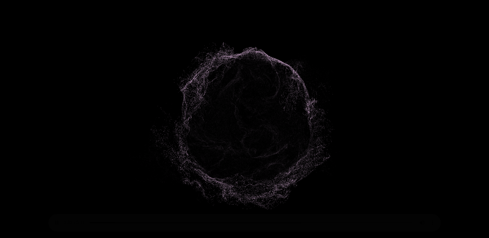 Curl Noise Music Visualizer Valentin Rusoiu